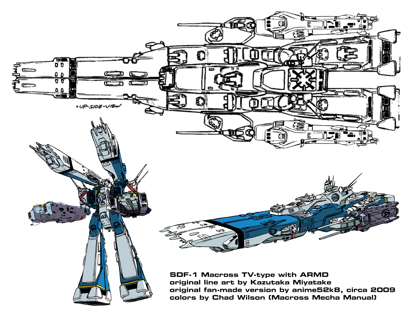 Macross-Class SDF-1 Super Dimension Fortress (ARMD)